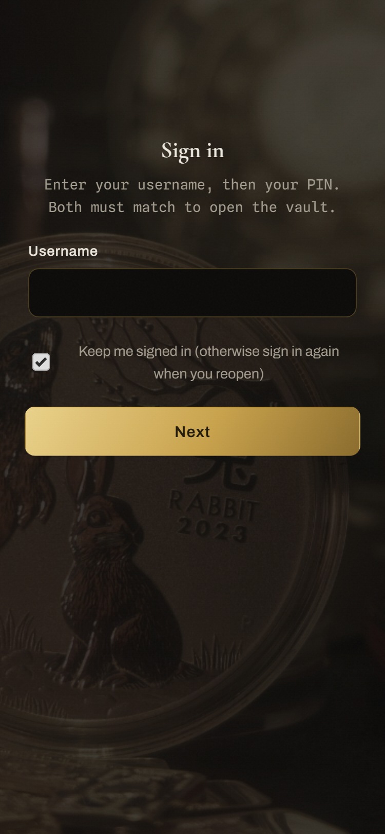 Vault Hollandia Noir dashboard